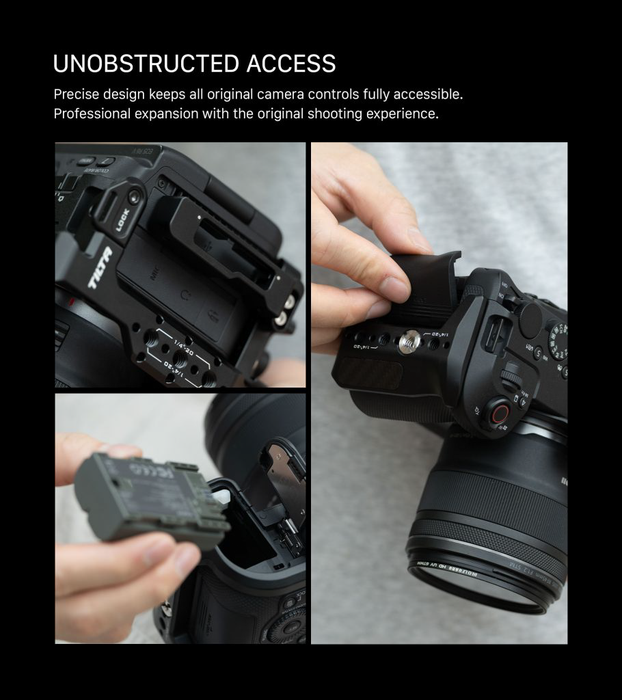 Tilta Full Camera Cage for Canon R6 V - Black