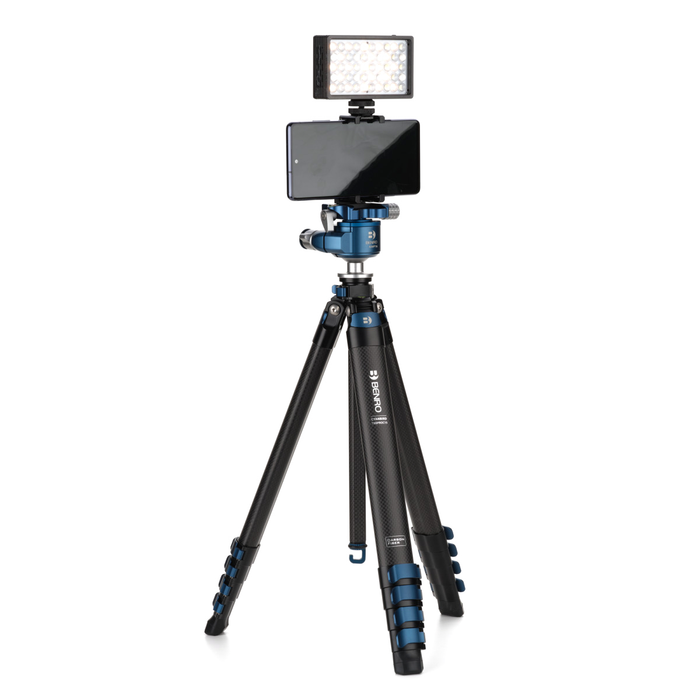 Benro Blackbird Carbon Fiber 1 Series 5-Section Tripod with G36PT Low Profile Inverted Ballhead Head