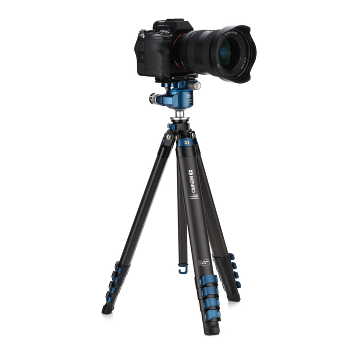 Benro Blackbird Carbon Fiber 1 Series 5-Section Tripod with G36PT Low Profile Inverted Ballhead Head