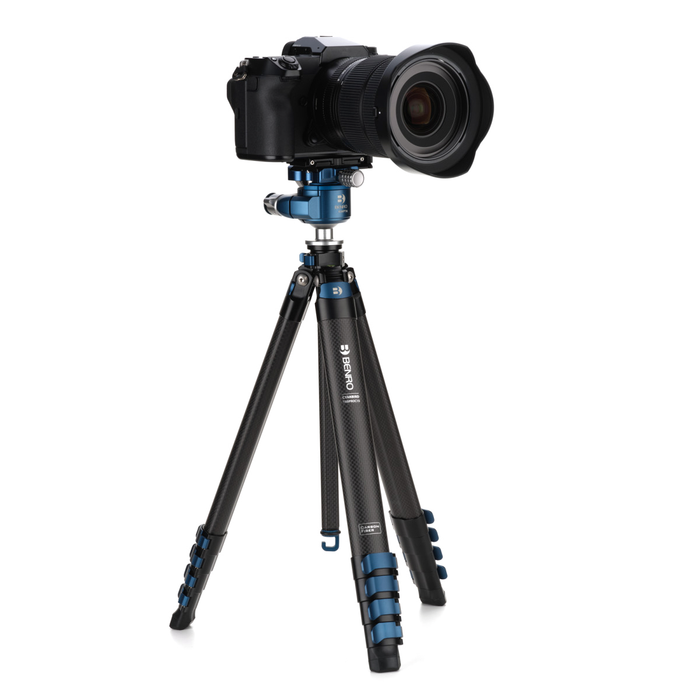Benro Blackbird Carbon Fiber 1 Series 5-Section Tripod with G36PT Low Profile Inverted Ballhead Head