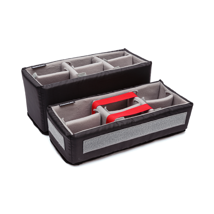 Nanuk T30 Top Loader Pro Photo Kit Protective Case with Padded Dividers & Lid Organizer - Black