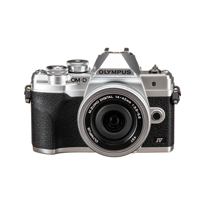 OM System OM-D E-M10 Mark IV Camera with 14-42mm EZ Lens - Silver