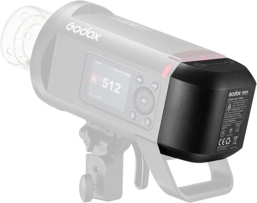 Godox WB26 Battery for AD600Pro Studio Flash