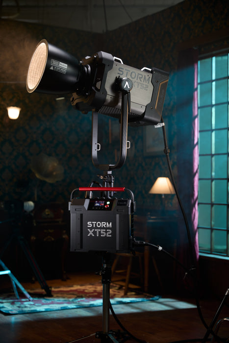 Aputure STORM XT52 Point-Source LED Monolight with Bare Leads (Light with Dual Flight Cases)