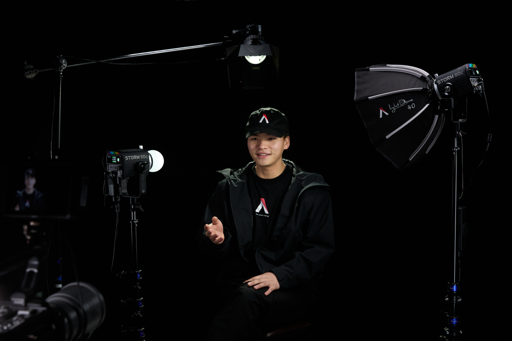 Aputure Storm 80c LED Monolight 3-Light Kit