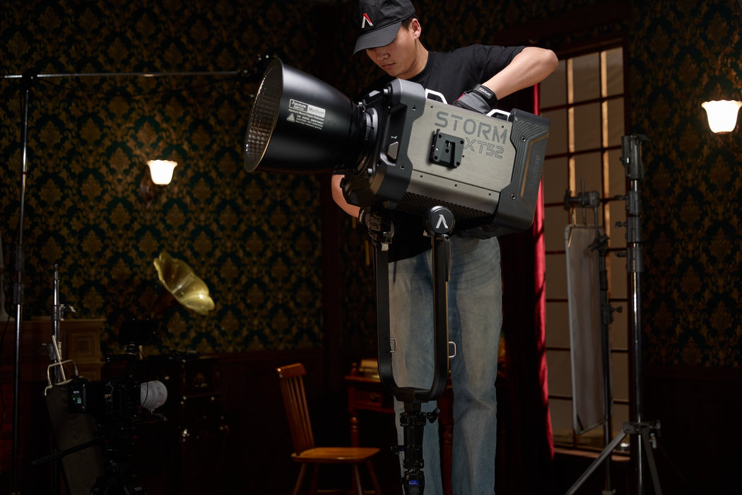 Aputure STORM XT52 Point-Source LED Monolight with Bare Leads (Light with Dual Flight Cases)