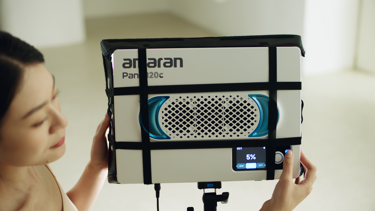 Amaran Pano 120c Light Kit - Charcoal