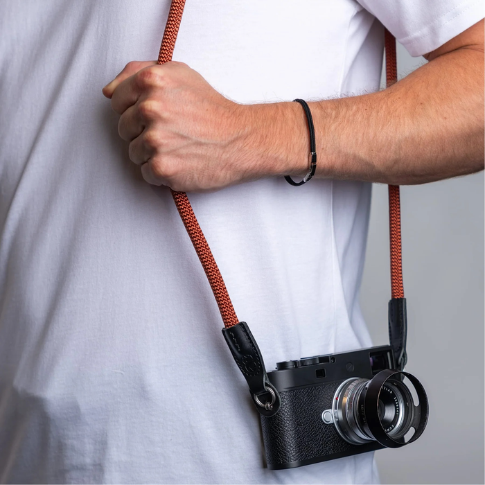 Cooph Rope Camera Strap with Split Ring, 45.3" (115cm) - Rust