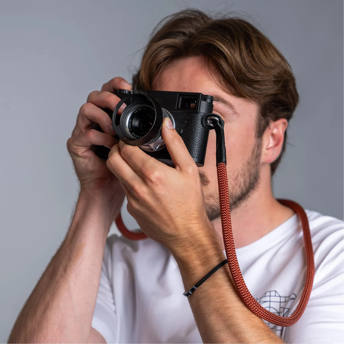 Cooph Rope Camera Strap with Split Ring, 45.3" (115cm) - Rust