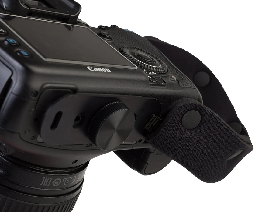 Op/Tech E-Z Grip Strap with Uni-Loop & Base Plate - Black
