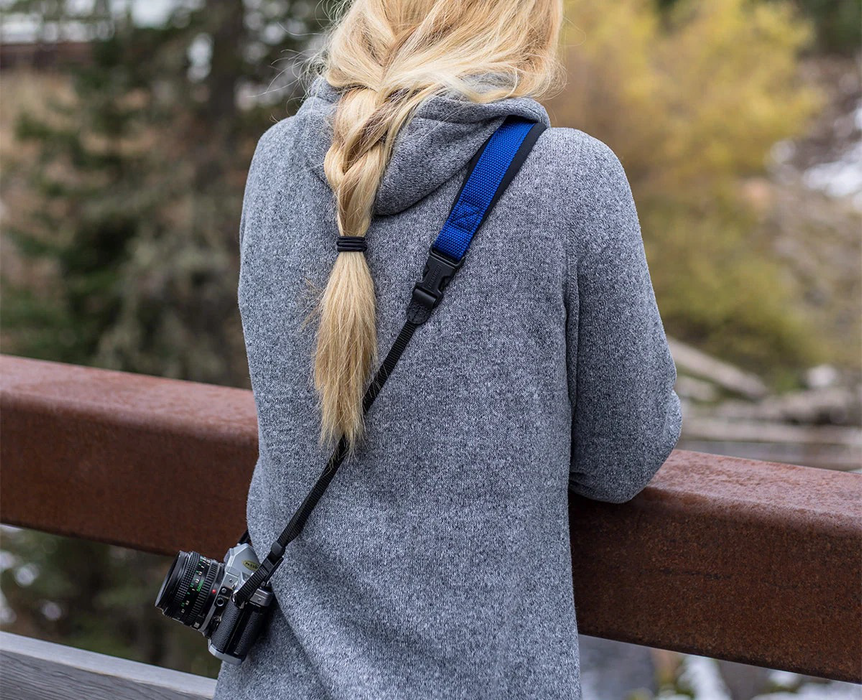Op/Tech Envy Strap with 3/8" Connector, 26-52" - Royal Blue