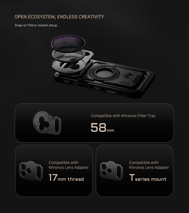 Tilta Khronos iPhone 17 Pro Max Ultimate Kit - Black