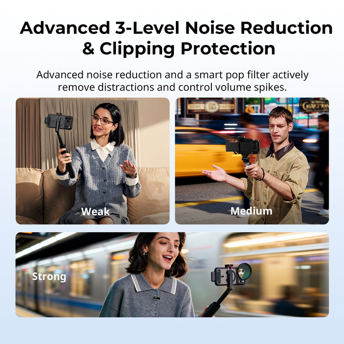 SmallRig S70 Ultra Thin Invisible Wireless Microphone for Phone & Camera (2TX + 2RX) 5715