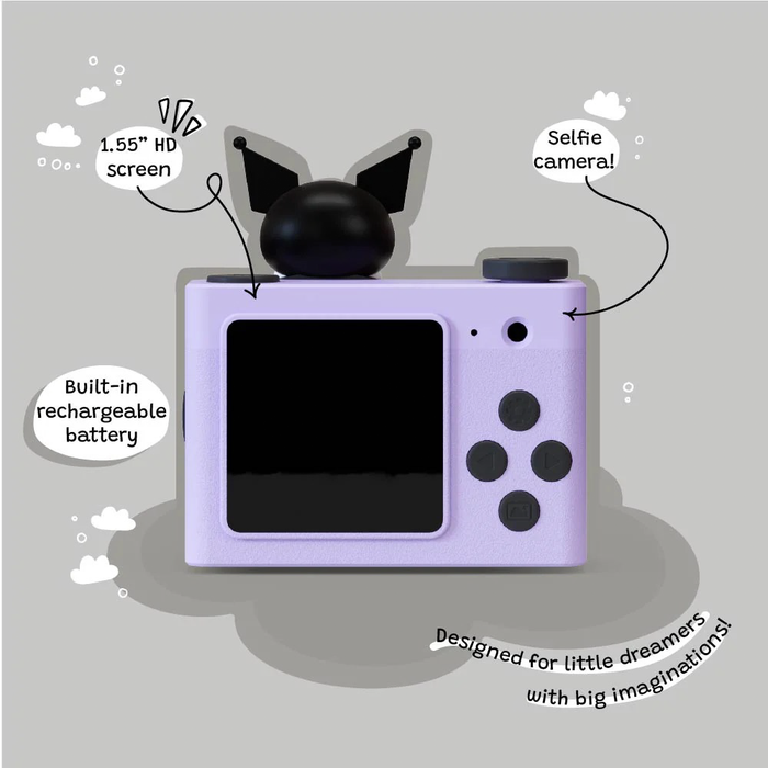Kidamento Model A Mini Digital Camera for Kids - Kuromi