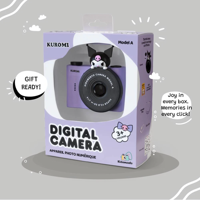 Kidamento Model A Mini Digital Camera for Kids - Kuromi