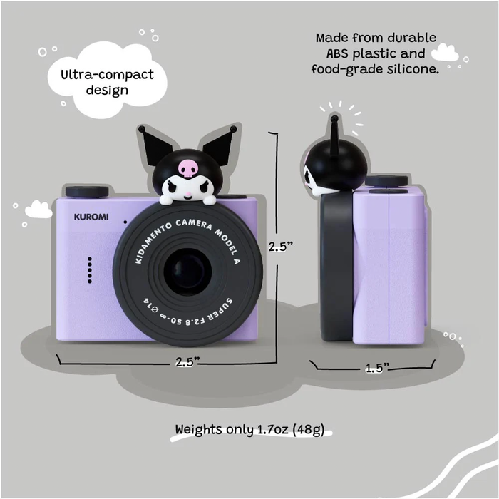 Kidamento Model A Mini Digital Camera for Kids - Kuromi