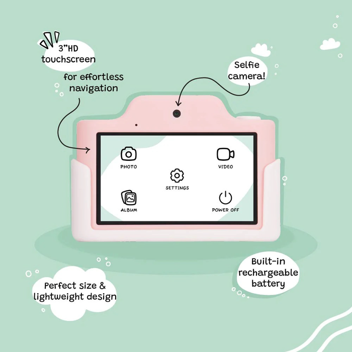 Kidamento Model K Digital Camera for Kids - Cat