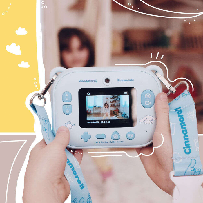 Kidamento Model P Instant Print Digital Camera for Kids - Cinnamoroll