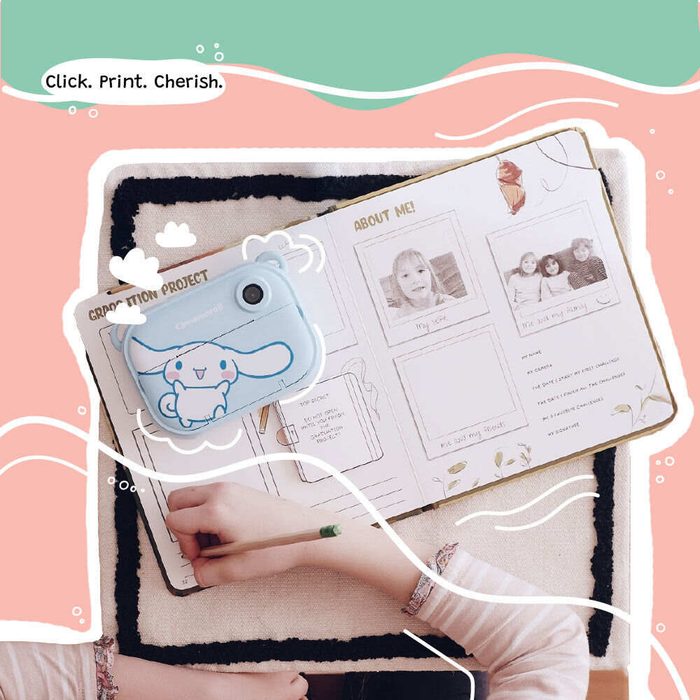 Kidamento Model P Instant Print Digital Camera for Kids - Cinnamoroll