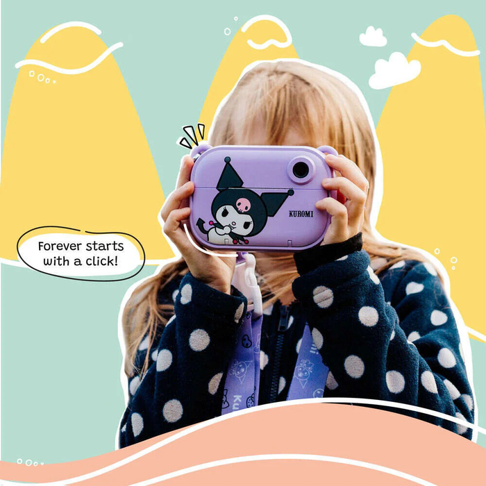 Kidamento Model P Instant Print Digital Camera for Kids - Kuromi
