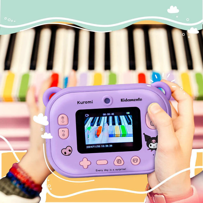 Kidamento Model P Instant Print Digital Camera for Kids - Kuromi