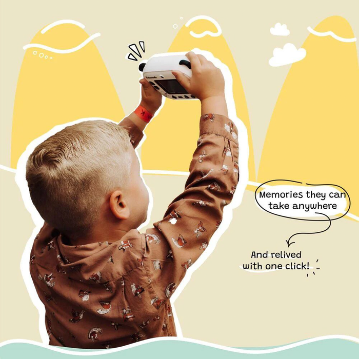 Kidamento Model P Instant Print Digital Camera for Kids - Panda