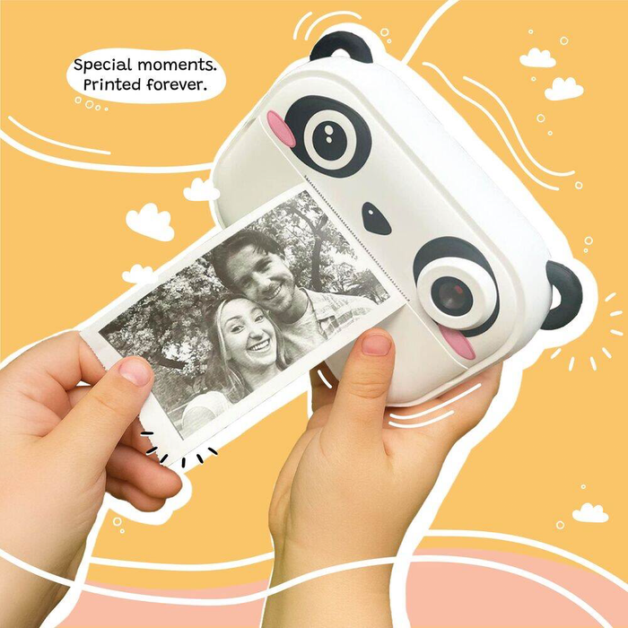 Kidamento Model P Instant Print Digital Camera for Kids - Panda