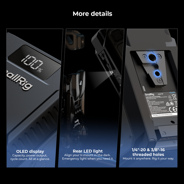 SmallRig T99 Triple-Proof V-Mount Battery