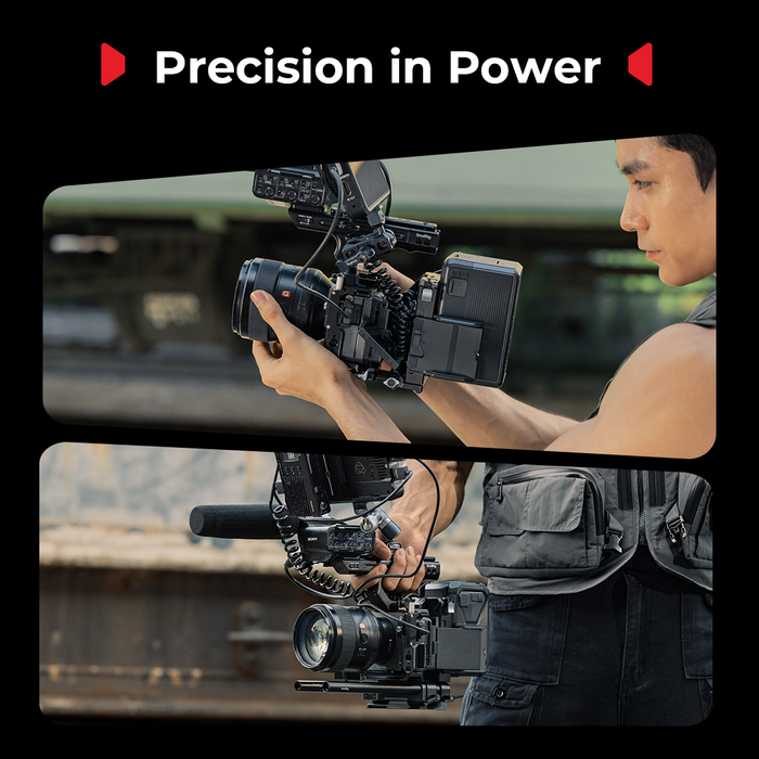 SmallRig V-Mount Battery Mount Plate Kit with Pro Circuit, 65W PD Charging, LCD Bracket & Tool-Free Arca-Swiss QR Plate 5227