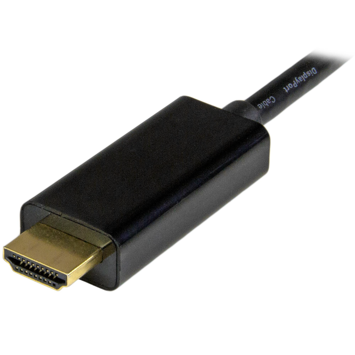 StarTech Mini DisplayPort to HDMI Monitor/Display 4K 30Hz Video Cable, 3.3' (1m)