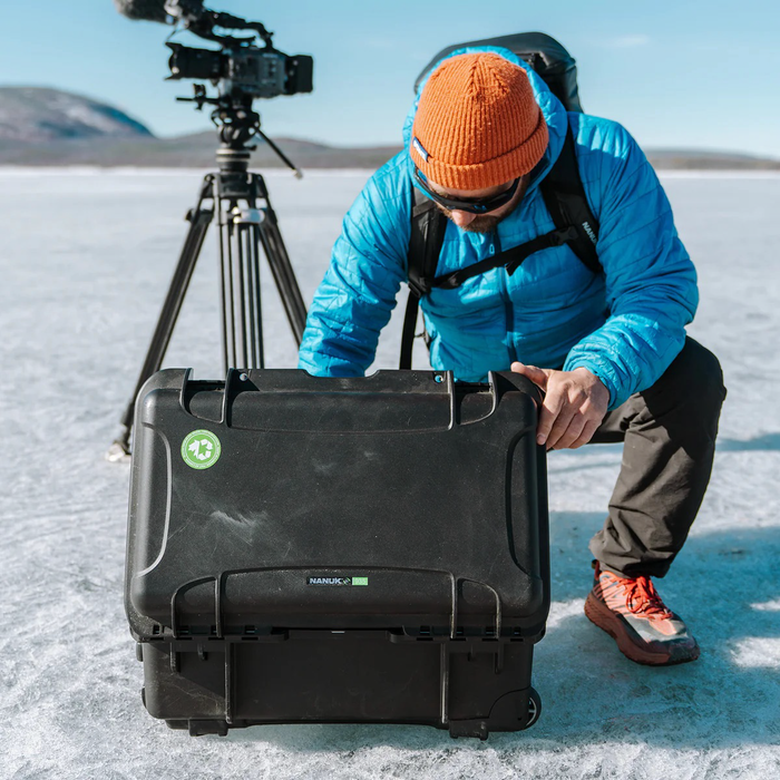 Nanuk R 935 Wheeled Pro Photo Kit Protective Case with Padded Dividers & Lid Organizer - Black