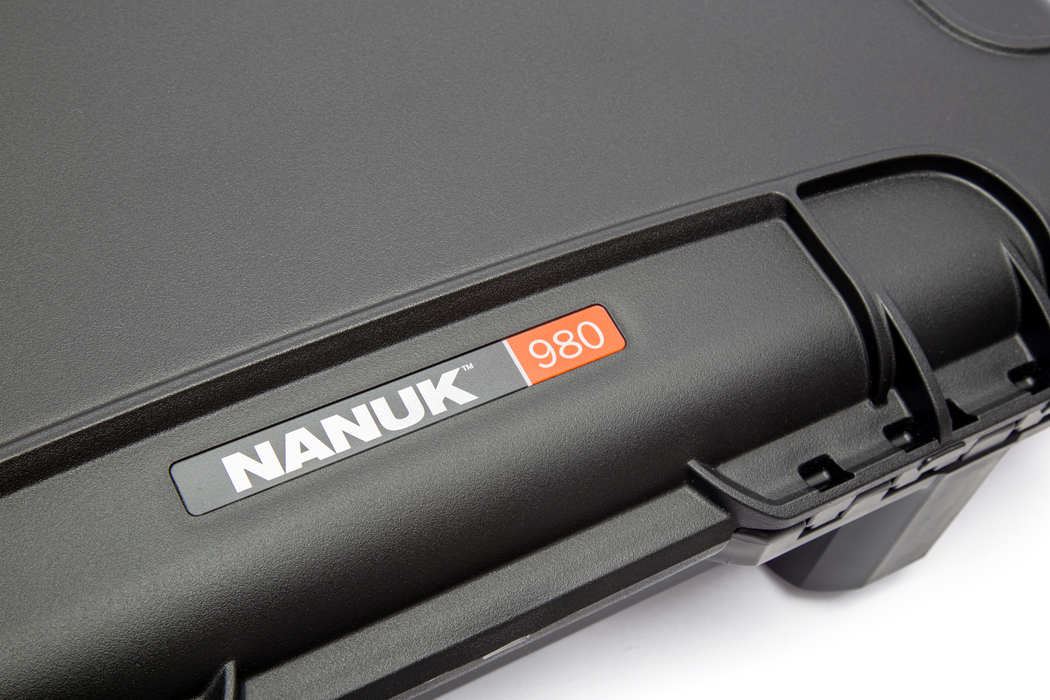 Nanuk 980 Medium-Series Pro Photo Kit Protective Case with Padded Dividers & Lid Organizer - Black
