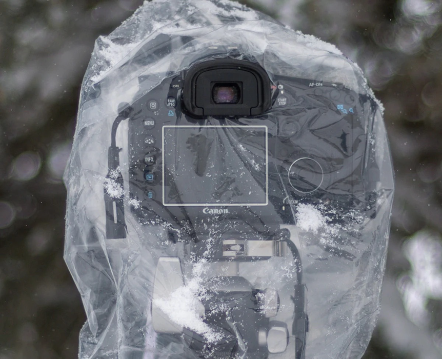 Op/Tech Original Rainsleeve Camera Cover - Clear (2-Pack)