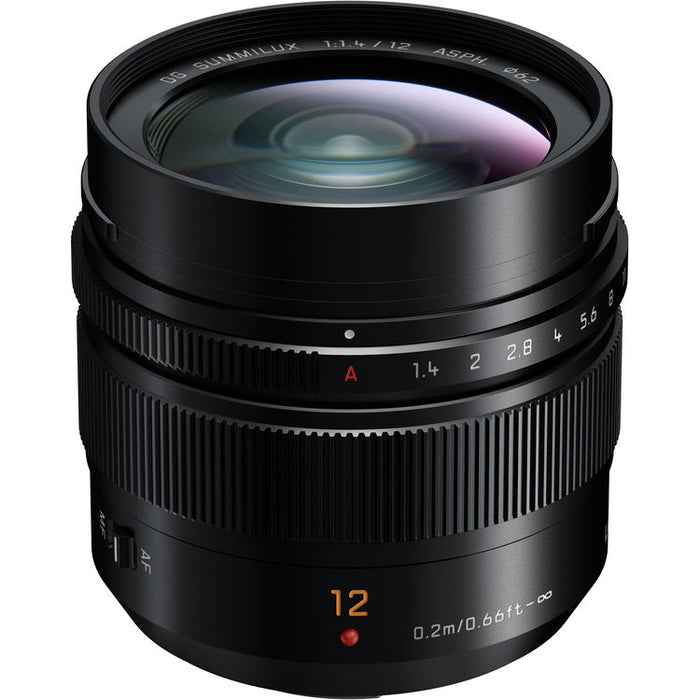 Lumix Leica DG Summilux 12mm f/1.4 ASPH Lens
