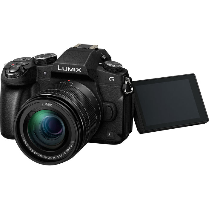 Lumix G85 Mirrorless Camera with 12-60mm Lens & Accessories Kit