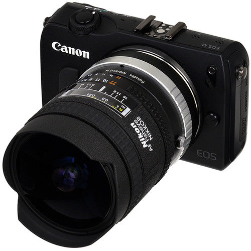 FotodioX Lens Mount Adapter for Nikon G-Type F-Mount Lens to Canon EOS M Camera