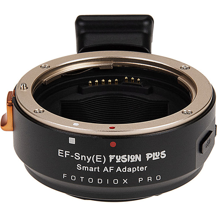 FotodioX Pro Fusion Plus Smart AF Adapter for Canon EF Lens to Sony E-Mount