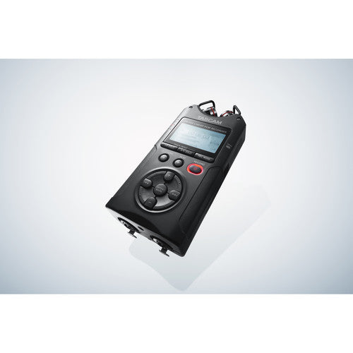 Tascam DR-40X 4-Channel / 4-Track Portable Audio Recorder with Adjustable Stereo Microphone