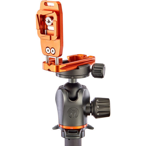 3 Legged Thing Ellie PD Short Universal L-Bracket with Peak Design Capture Compatible Base - Copper/Orange