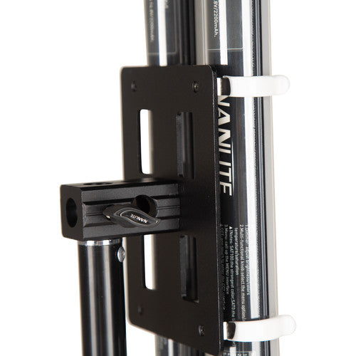 Nanlite PavoTube Double Bank T12 LED Tube Gooseneck Mount with 5/8" Receiver