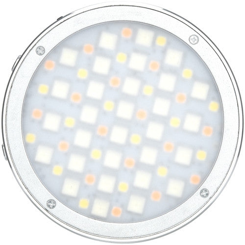 Godox Round Mini RGB LED Magnetic Light - Silver