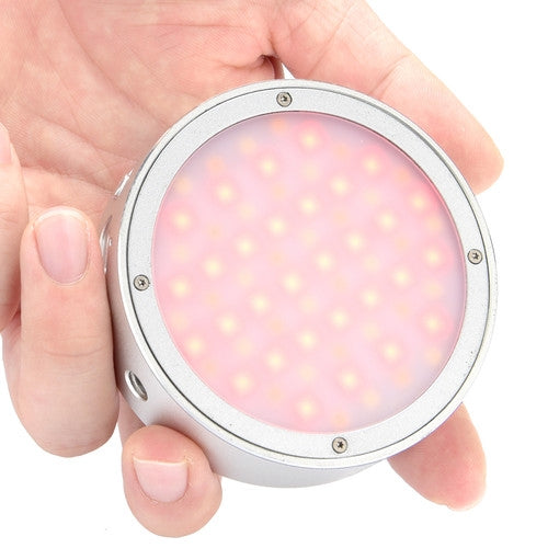 Godox Round Mini RGB LED Magnetic Light - Silver