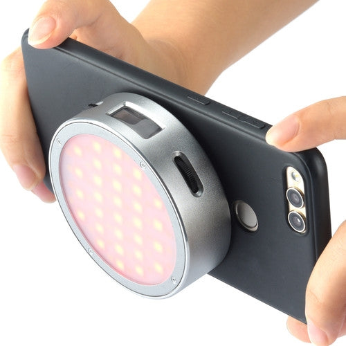 Godox Round Mini RGB LED Magnetic Light - Silver