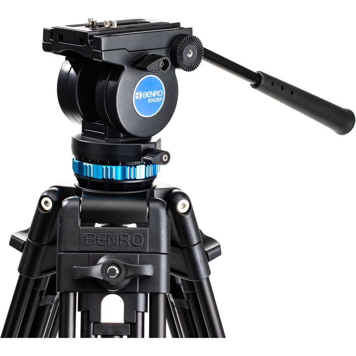 Benro KH26P Video Head & Tripod Kit - 72.6" Max