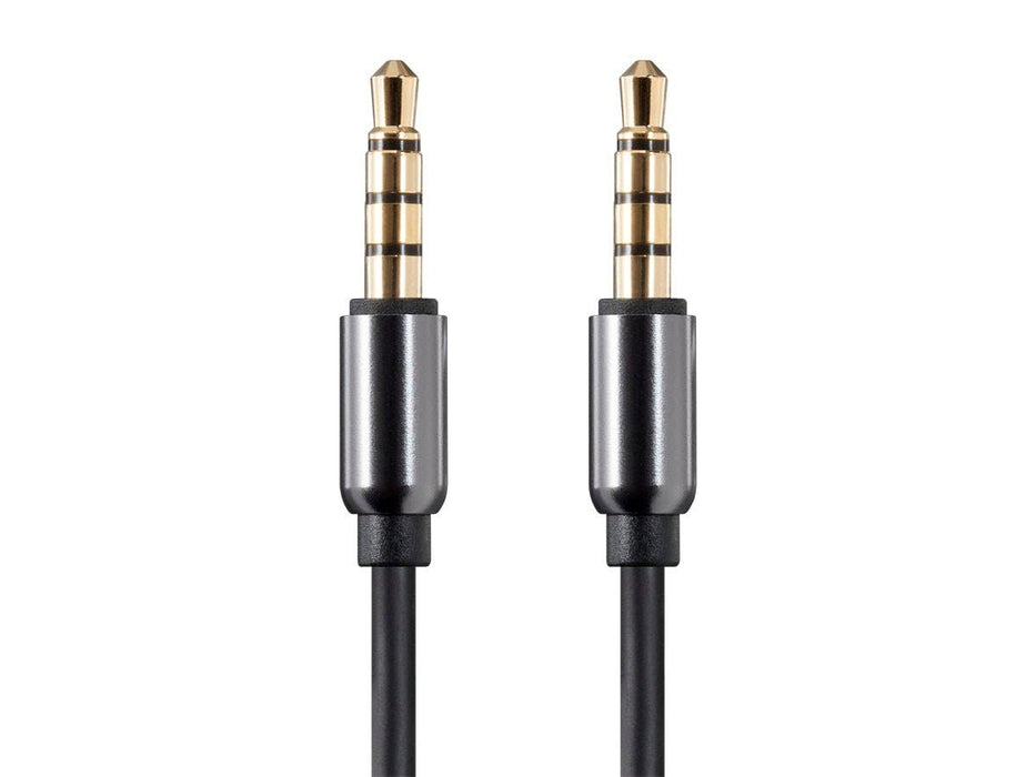 Monoprice Onyx Series Auxiliary 3.5mm TRRS Audio & Microphone Cable, 3ft