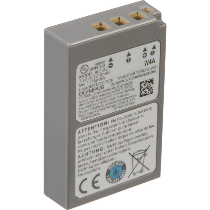 OM System BLS-50 Lithium Ion Rechargeable Battery