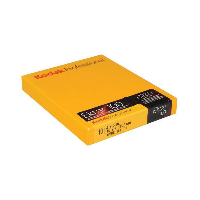 Kodak Professional Ektar 100 Color Negative - 4x5" Film, 10 Sheets
