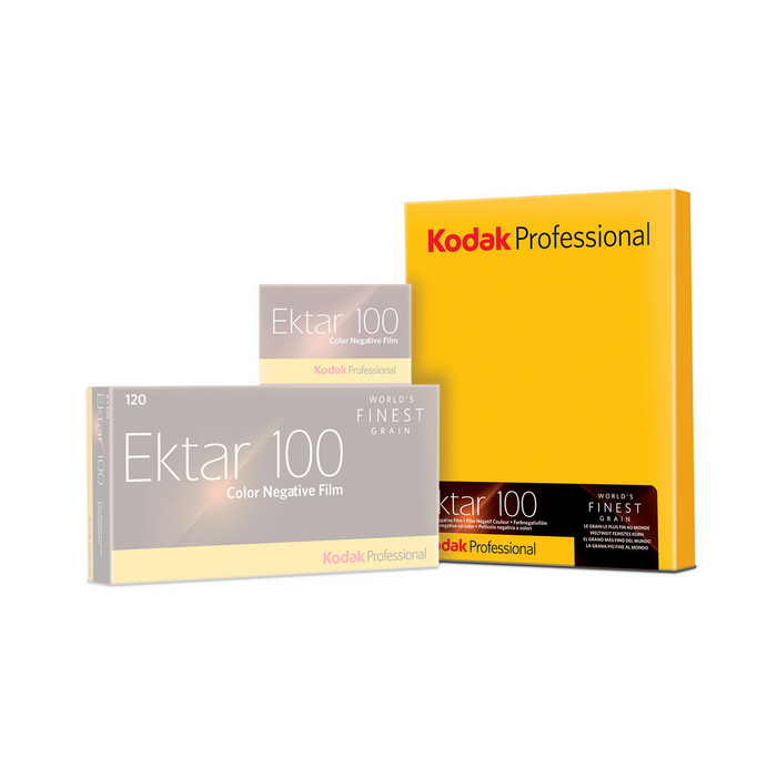 Kodak Professional Ektar 100 Color Negative - 4x5" Film, 10 Sheets