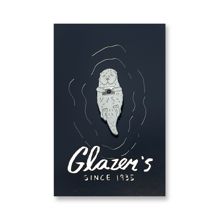 Glazer's Otter Camera Pin