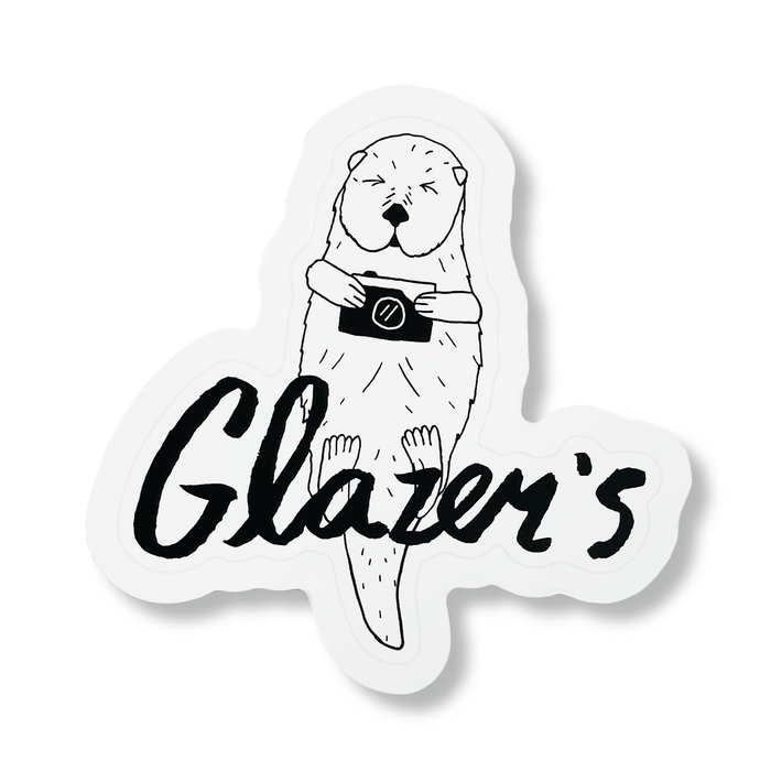 Glazer's Sticker - Otter Holding Camera